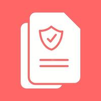 Document Protection Vector Icon