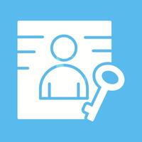 Business Key Vector Icon