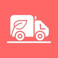 Eco friendly Truck Vector Icon