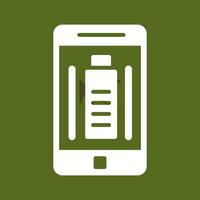 Mobile Battery Vector Icon