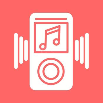 icono de vector de mp3