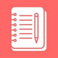 Notebook And Pen Vector Icon