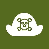 Pirate in Hat Vector Icon