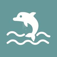 Dolphin Vector Icon