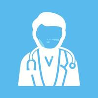 Male Doctor Vector Icon