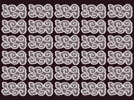 cloud motif pattern background, traditional design pattern vector