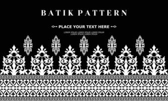 vector luxury and elegant traditional batik ornament pattern