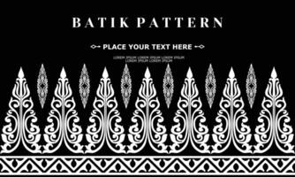 vector luxury and elegant traditional batik ornament pattern