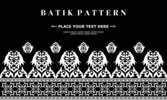 vector lujo y elegante tradicional batik ornamento modelo