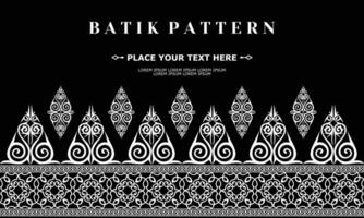 vector luxury and elegant traditional batik ornament pattern