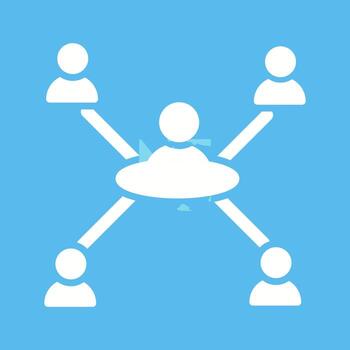 Team Work Vector Icon