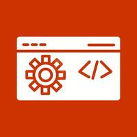 código mejoramiento vector icono