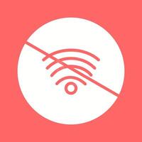 No Wifi Vector Icon