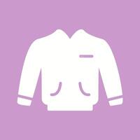 icono de vector de chaqueta