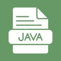 icono de vector de java