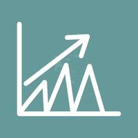 Trend in Graph Vector Icon
