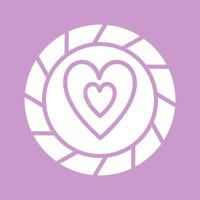 Heart Chip Vector Icon