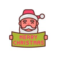 Merry Christmas Diet  icon in vector. Logotype vector