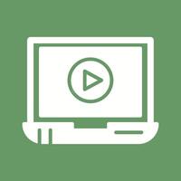 Video Screening Vector Icon