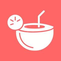 Coconut Drink Vector Icon