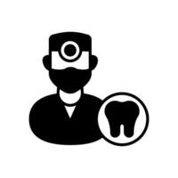 dentistas icono en vector. logotipo vector