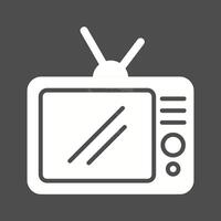 TV Set Vector Icon