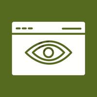 Web Visibility Vector Icon