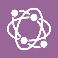 Atomic Structure Vector Icon