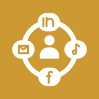 Social Circle Vector Icon