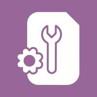 Document Setting Vector Icon
