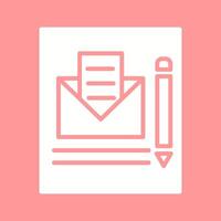 Mail Edit Vector Icon