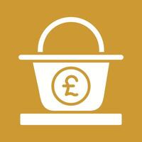 Pound Basket Vector Icon