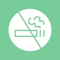 No Smoking Sign Vector Icon