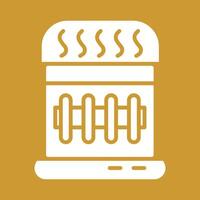 Gas Heater Vector Icon