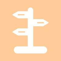 Signpost Vector Icon