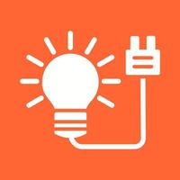 Electric Bulb Vector Icon