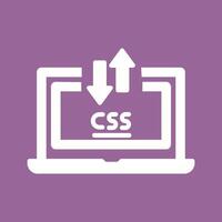 CSS Laptop Vector Icon