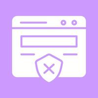 Unprotected Website Vector Icon