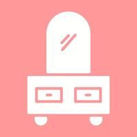 Dressing Table Vector Icon
