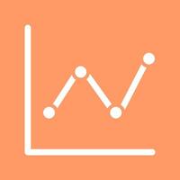 Line Chart Vector Icon