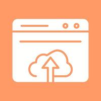 Upload Web Vector Icon