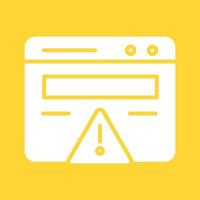 Web Error Vector Icon