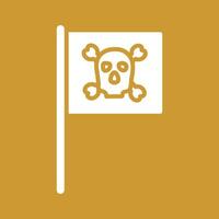 pirata bandera yo vector icono