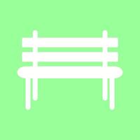 Garden Bench Vector Icon