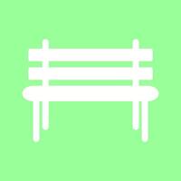 Garden Bench Vector Icon