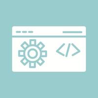 código mejoramiento vector icono