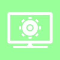 Computer Settings Vector Icon
