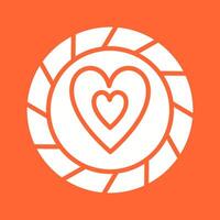 Heart Chip Vector Icon