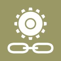 enlace mejoramiento vector icono