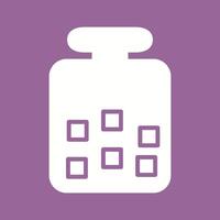 Sugar Bottle Vector Icon